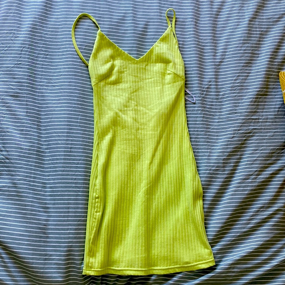 Sabo skirt Alaiya Dress XS bright green/yellow